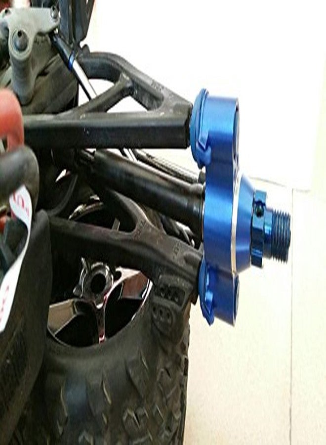 EPTNNASO Aluminum Steering Block Knuckle Arm W/Rubber Shielded Bearings -4PCS Blue for Traxxas 1/10 Old E-REVO EREVO Summit E-MAXX T-MAXX3.3 Slayer Pro 4X4 5334R - Image 2